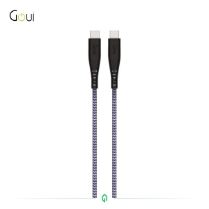 Goui Flex Câble Type C vers Type C (1,5 m) 60W - Bleu foncé